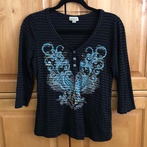 One World bling shirt